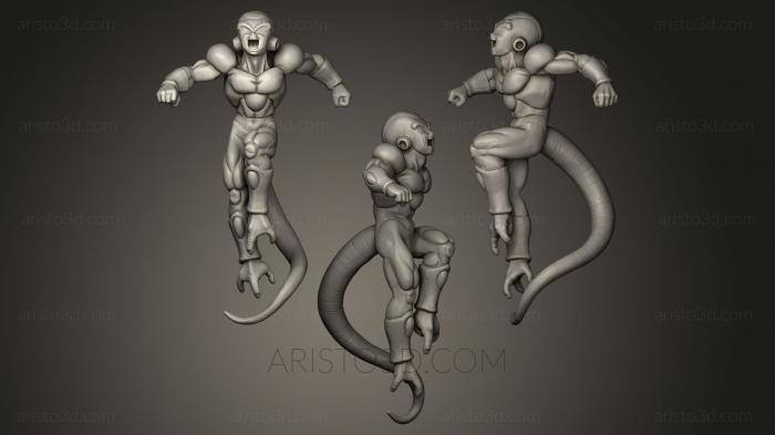 Figurines heroes, monsters and demons (STKM_0027) 3D model for CNC machine